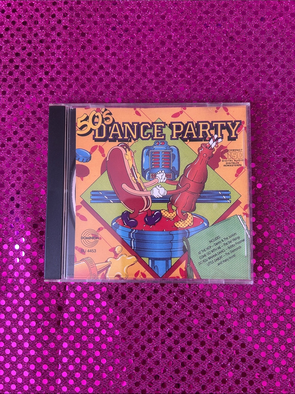 50's dance party compilation CD